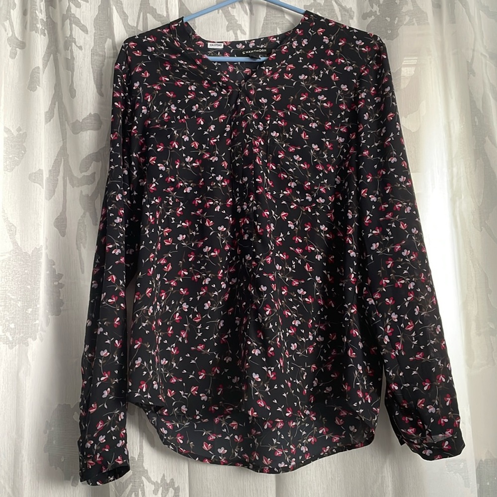 Top Long Sleeve By 41 Hawthorn Size: medium